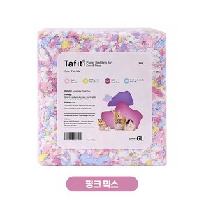 타핏 뭉게구름 페이퍼 베딩 -핑크 믹스 (B95), 1개, 450g