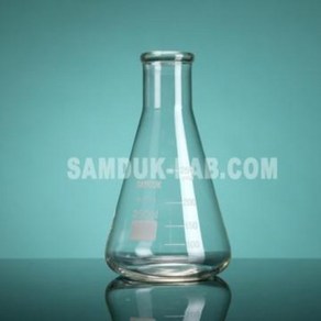 SAMDUK 삼각플라스크 소형 50ml 100ml 200ml 250ml 300ml /삼덕과학 유리 Flask