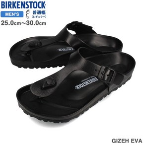 워킹 운동화 일상 스니커즈 슈즈 BIRKENSTOCK GIZEHEVA REGULAR 버켄스톡 기재 EVA 레귤러핏 남성용 샌들 블랙 bks 128201 327463