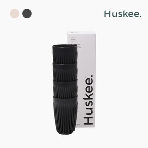 [Huskee] 허스키컵 12온스 (360ml) 4개 (1박스), 차콜