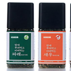 [고서임] 밥에 뿌려먹고 비벼먹는 새우후리가케 + 파래후리가케, 80g, 1세트