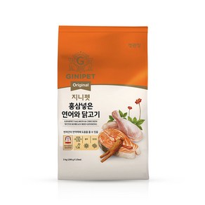 지니펫 홍삼넣은 연어와 닭고기, 닭+연어, 5kg, 1개