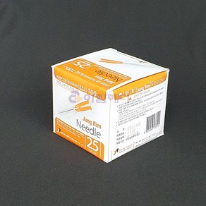 [정림] 일회용주사침 25G x 25mm(1) 100ea, 100개