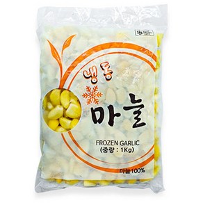 +글로벌 냉동 알마늘 1kg x10봉box, 10개