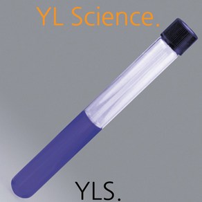 (YLS) 캡시험관 (스크류캡) 3개묶음 Test Tube with Cap (뚜껑있는 시험관), 16x150mm 3개