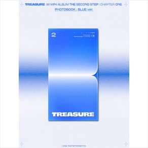 YG PLUS TREASURE (트레저) - 1st MINI ALBUM [THE SECOND STEP : CHAPTER ONE] (PHOTOBOOK ve.) [BLUE ve.]