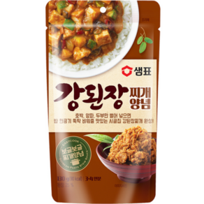 백앤 샘표 강된장찌개 양념 130g 1개