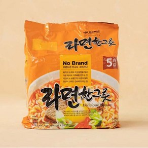 노브랜드 진한 국물을 자랑하는 라면한그릇 575g(5개입) x 4봉지