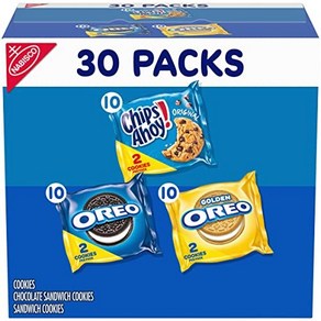 Nabisco Sweet Teats Cookie Vaiety Pack OREO ORE 나비스코 스위트 트리츠 쿠키 버라이어티 팩 OREO OREO Golden & CHIPS, 1개