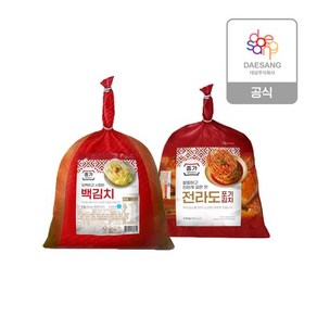 종가 전라도 포기김치 2.8kg+백김치 3kg, 1개