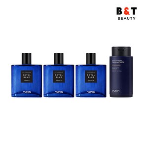 보닌 더 캐릭터 로열 블루 토너 140ml x3 + 릴리프 샴푸 250ml, 1개