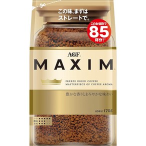 AGF 맥심 인스턴트 커피 일본 맥심 리필용 170g x 3개