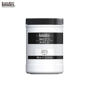 리퀴텍스 베이직 아크릴물감 946ml 티타늄 화이트/Basics Acylic, LX8870353 (구LX4332432)