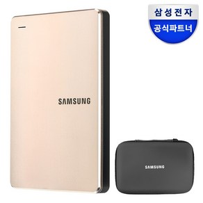 삼성전자 외장하드 Y3 HX-MK10Y39 + 파우치, 샴페인 골드(HX-MK20Y3C), 2TB