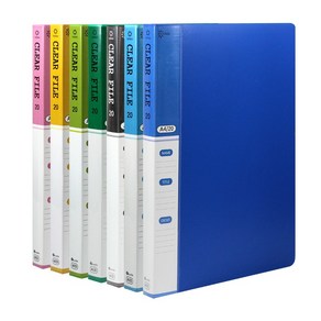 [인터탑] 플랜 A4 20매 40매 인덱스 클리어파일, 인덱스클리어화일(20매), 20개, 노랑