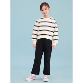 [브랜드정품]빈폴키즈 [BEANPOLE KIDS] 여아 스트라이프 라운드 스웨트 세트 아이보리 (BI5141G030) 등교룩 등원룩