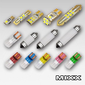 MIXX LED실내등 차량용 개별 판매 전방 중앙 리어 화장거울 풋 도어 글로브박스 트렁크 번호판등 면발광 T10 믹스 맥스 MIXXLLED, 1개, [MAX] T-5