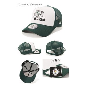 뉴에라 골프 캡 NEW ERA GOLF CAP 9FORTY A-Frame Trucker 메쉬 모자 스누피