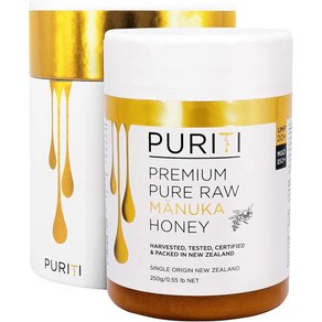 퓨리티 마누카꿀 Puiti Manuka Honey UMF20+(MGO850+) 250g 꿀맛집 뉴질랜드 꿀벌, 1개