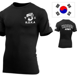 은혜사 국산 쿨론 수기사 맹호 ROKA 로카티 반팔티셔츠 밀리터리 군용 군인반팔티