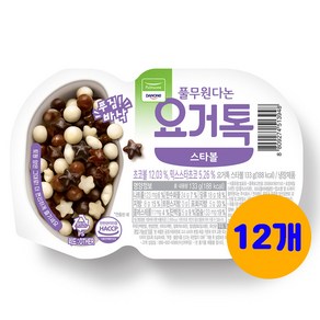 풀무원 요거톡 스타볼 133g X 12