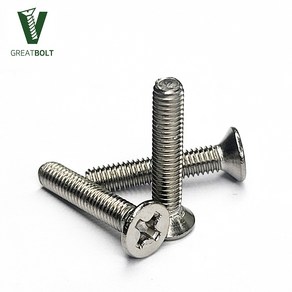 접시 머리 볼트 십자 스텐 사라 머신 규격 납작 미리 M3 X 16mm, 1개