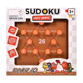 스도쿠 SUDOKU 마방진 퍼즐 보드게임 숫자퍼즐 B714, 없음, 1개