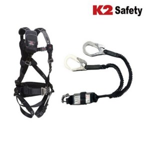 K2안전그네 안전벨트 추락방지 더블죔줄 산업용 건설용 KB9502사이즈선택, 1개