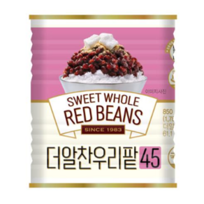 대두식품 우리통팥 통조림, 850g, 4개