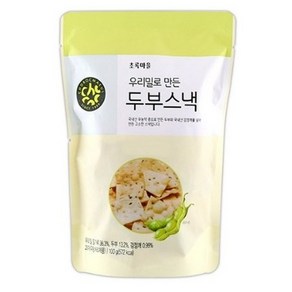 초록마을 우리밀로 만든 두부스낵, 100g, 3개