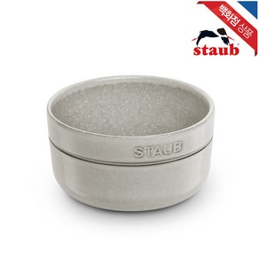 [AK플라자] [스타우브] [스타우브] 세라믹 보울 M 화이트 트러플 12cm 공기 찬기 (ST40508-032), 1개