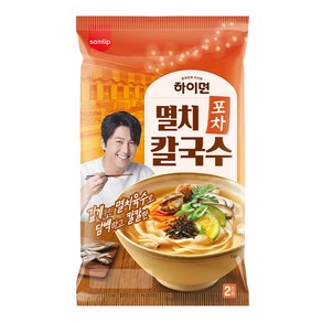 삼립 하이면 포차 멸치 칼국수 428g, 단품, 1개