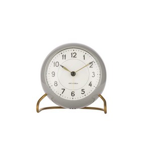 아르네야콥센 벽 탁상 시계 STATION 1939 TABLE CLOCK (그레이), 그레이