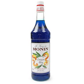 모닌 블루큐라소시럽 1000ml 1박스 6개, 1L