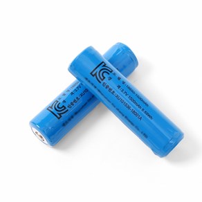 충전배터리 1500mAh 리튬이온 충전지 2p KC인증 18650, 2개입, 1개