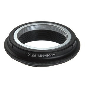 Lens Mount Adapte fo Leica M39 L39 to Canon EOS Leica M39 L39-Canon EOS M EF-M 미러리스 카메라 본체 어댑터 링용, 1개