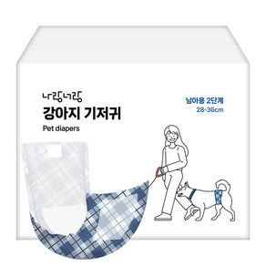 나랑너랑 남아용 강아지 기저귀, 소형, 1개, 100개입