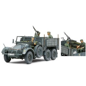 TAMIYA 타미야 35317 독일 크룹 프로체 Kfz.70 병사 수송형 [1/35 밀리터리 미니어처 시리즈], 단일, 1개