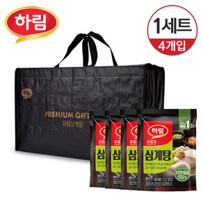 [냉동] 하림 즉석 삼계탕 선물세트 3.2kg (800g 4입), 1세트