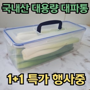 1+1 국산 대파통 파보관통 채소 보관용기