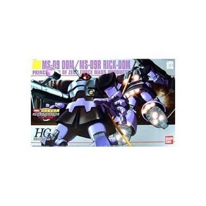 1144 HGUC MS-09 돔 MS-09R 릭 돔 DVD 카탈로그 포함