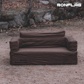 BONFLAG 캠핑 에어쇼파 빈백 소파 야외 2인용 에어매트 에어배드