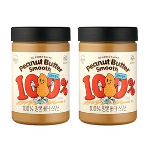 복음자리 100% 땅콩버터 피넛버터 무설탕 무첨가, 280g × 2개, 280g, 2개