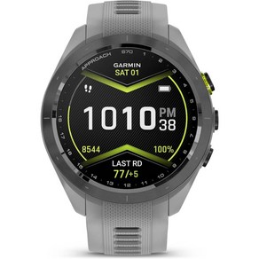 GARMIN 가민 어프로치 S70 47mm 프리미엄 GPS 골프 워치, 42 MM_Powde Gay, 파우더 그레이., 1개