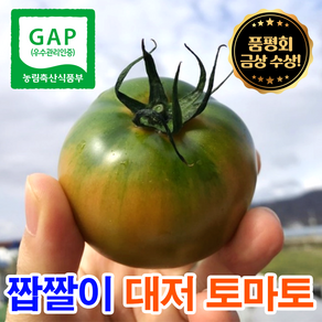 플라이팜 농협인증 프리미엄 고당도 짭짤이 대저토마토, 1박스, 2.5kg(프리미엄 특품 중과)