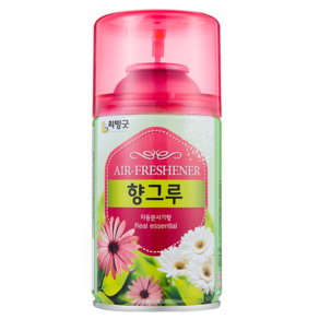 리빙굿 자동분사기 향그루 라벤다향 캔, 280ml, 2개, 후로랄