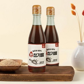 장인의방GL [김선교장인]저온착유 통참깨 단1회 착유 참기름 300ml 2병