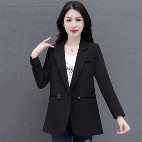 ROYALBELLE 여성 빅사이즈 정장 자켓 패션 루즈핏 블레이저 상의 외투 오피스룩 V70711