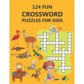 124 Fun Cosswod Puzzles fo Kids: Fist Childen Cosswod Puzzle Book fo Kids Age 6 7 8 9 and... Papeback, Independently Published