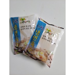 국산 늘보리99% 보리냉면사리 1인분(150g) 육수 양념장 골라담기, 350ml, 냉면육수350g, 1개